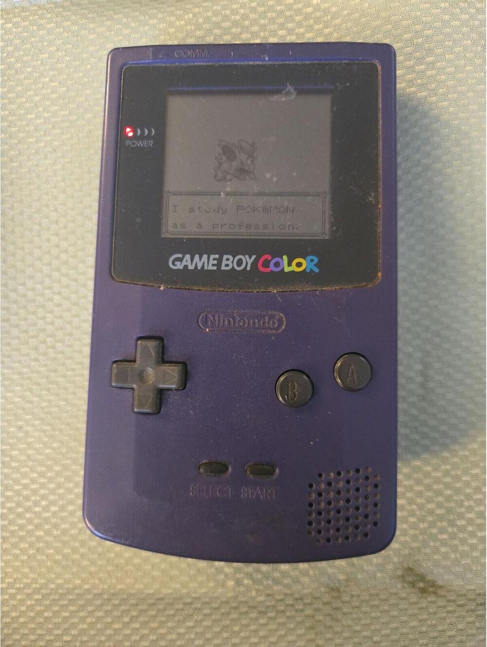 Vintage Nintendo Game Boy Color Console - Grape Purple CGB-001